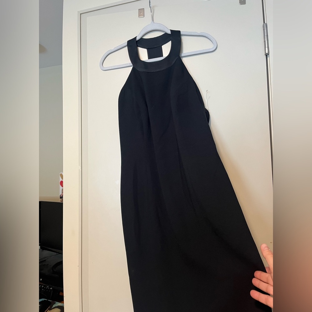 Rex Lester LBD halter dress